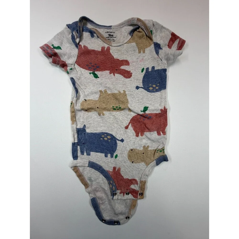 Lot of 7 bodysuits Boys size 18 months  Carters, Marvel, Zantano, Old Navy